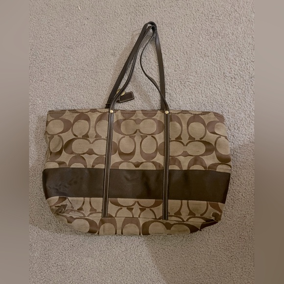 Brown Coach Purse-Authentic - Picture 1 of 3